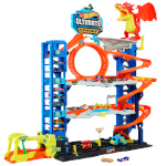 Hot Wheels Set City Mega garage Atak smoka