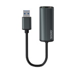 SAVIO adapter USB-A 3.1(M) to RJ-45 Gigabit Ethernet (F), 1000 Mbps, AK-55, hall