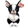 Meteor pehme mänguasi Mascot TY Beanie Bellies Dog must-valge 24cm