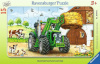 Ravensburger pusle 15-osaline Frame Tractor on the field