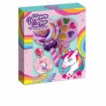 Cartoon Laste meigikomplekt Unicorn Love Bi pulgakomm (9tk)