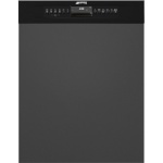 SMEG nõudepesumasin PL364CN integreeritav, 60cm, must paneel, 46dB