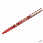 Pilot Vedela tindiga pliiats V7 Hi-Tecpoint punane 0,5 mm 12tk