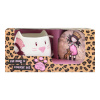 Gorjuss Komplekt Purrrrrfect love kruus Klaasialused 2tk keraamiline Leopard