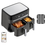 Tefal fritüür EY905B Dual Easy Fry & Grill Double Hot Air Fryer, hall