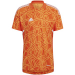 Adidas Teamwear T-särk meestele Condivo 22 Goalkeeper Jersey Short Sleeve oranž HB1621 suurus XXL