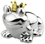 Zilverstad rahakassa Money Box Frog Prince hõbedane