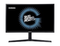 Samsung nõgus monitor 24" FG73F Full HD QLED 144Hz, must