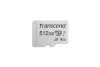 Transcend mälukaart microSDXC 300S-A 512GB Class 10 UHS-I U3 V30 A1