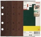 Bosch lihvpaberite komplekt for Velcro, 93x185mm 8 auguga K40-120 25tk