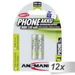 Ansmann patarei 12x2 maxE NiMH Micro AAA 550mAh DECT PHONE