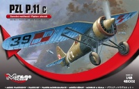 Mirage liimitav mudel Model Plastic PZL P.11C 1/48 Edition Kit + Model, 2 Figurines