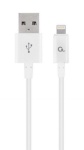 Gembird kaabel Cablexpert CC-USB2P-AMLM-2M-W lightning cable valge