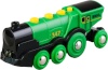 BRIO mängurong Big Green Action Locomotive, 33593