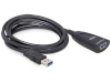 Delock kaabel USB 3.0 Extension Cable 5M must