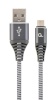 Gembird kaabel CC-USB2B-AMMBM-1M-WB2 USB cable 2.0 Micro-USB B USB A Gray, valge