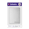 Verbatim kõvaketas Store n Go 2.5" ALU 2TB USB 3.2 Gen 1 hõbedane