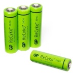 GP Batteries akud 1x4 ReCyko NiMH AA 2600mAH, high capacity, NEW