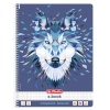 Herlitz spiraalkaustik A4/80 ruuduline Wild Animals - Hunt