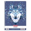 Herlitz spiraalkaustik Wild Animals / Hunt - A4/80, jooneline