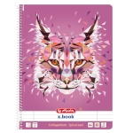 Herlitz spiraalkaustik Wild Animals /Ilves - A4/80, jooneline