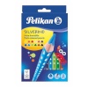 Pelikan värvipliiats 12 värvi Pelikan Silverino kolmn. SOFT jäme