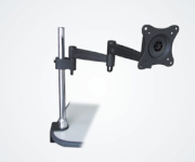 Sunne lauakinnitus LCD-B13 Desk Mount Turn Tilt, must/hõbedane