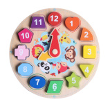 iWood pusle iWood Clock Shape Puidust