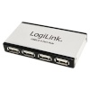 LogiLink USB Hub 4-Port USB2.0 with power adapter: 4x USB-A