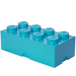 LEGO klotsikast Storage Brick 8 türkiis | 40041743