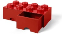 LEGO klotsikast sahtlitega Brick Drawer 8 punane | 40061730