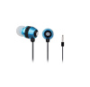 Gembird kõrvaklapid MHS-EP-002 Metal Earphones, helesinine/must