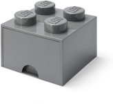 LEGO klotsikast Storage Brick Drawer 4 tumehall | 40051754