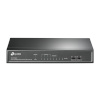 TP-Link TL-SF1008LP Switch Unmanaged, Desktop, 8x10/100Mbps ports, 4xPoE ports, PSU external, Steel case