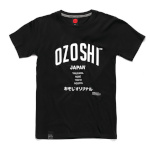 Ozoshi T-särk meestele Ozoshi Atsumi must Tsh O20TS007 , suurus XL