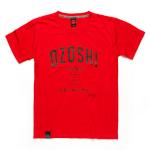 Ozoshi T-särk meestele Ozoshi Atsumi punane Tsh O20TS007 , suurus XL