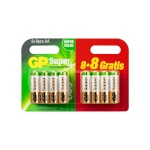 Gp Batteries patarei 8+8 Super Alkaline AA Mignon LR06 SUPER VALUE Blister