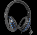 Defender HEADPHONES DEFENDER WITH MICROPHONE WARHEAD G-160 must & sinine