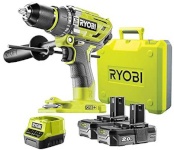 Ryobi akulööktrell R18PD7-220B Cordless Combi Drill + 2x aku 18V 2.0Ah