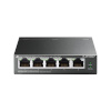 TP-LINK Switch TL-SF1005LP Unmanaged, Desktop, 10/100 Mbps (RJ-45) ports quantity 5, PoE ports quantity 4, Power supply type External