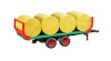 Bruder järelhaagis Bale transport trailer with 8 round bales