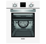 Simfer ahi 4207BERBB 47 L, valge, Easy to clean, Pop-up knobs, Width 45 cm, Built in