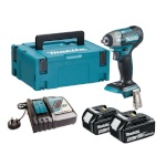 Makita akulööktrell DTW180RTJ Cordless Impact Driver + 2x aku BL1850B 5.0Ah