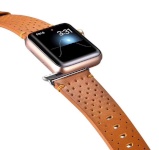 Randmerihm Leather Strap Classic Buckle (Apple Watch 42mm/44mm) pruun