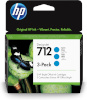 HP tindikassett 712 3-pack 29-ml tsüaan