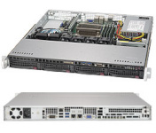 Supermicro korpused 1u Chassis 4x3.5hs Sas3/sata3