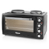 Tristar miniahi Electric mini oven OV-1443 38 L, Table top, must, Rotary knobs