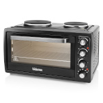 Tristar miniahi Electric mini oven OV-1443 38 L, Table top, must, Rotary knobs