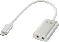 Lindy adapter USB-C to 3.5mm Audio and Mikrofon