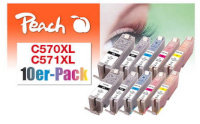 Peach tindikassett Canon PGI-570XL/CLI-571XL Multi-10-Pack je 2x